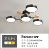 Luminária de Sala de Estar Nórdica Luminária de Teto Macaron Luminária Redonda de Quarto Lâmpada Inteligente por Voz para Restaurante Pacote de Iluminação