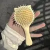 Nuevo Peine Dos en Uno con Bolsa de Aire de Garra de Gato, Lindo y Portátil Dibujos Animados Cojín de Aire Masajeador Mini Espejo de Mano Peine