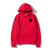 Sudadera de Corazón de Melocotón de Pareja de Moda Transfronteriza Marca de Moda Popular Chaqueta de Forro Polar Otoño e Invierno Sudadera con Capucha de Corazón para Hombre Oversize