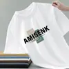 2025 Manga Corta Juvenil Moderna Camiseta al por Mayor Nueva de Primavera y Verano Camiseta de Manga Corta Hombre Talla Grande Holgada Media Manga Camiseta Interior para Hombre Algodón