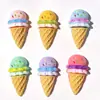 Verano Brillante Helado Resina DIY Pegamento de Crema Pasador de Pelo Imán para Refrigerador Funda de Teléfono Hebilla de Zapato Materiales Hechos a Mano