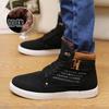 Liquidação Inverno Atacado Sapatos de Algodão Forrados com Lã Estilo Coreano, Sapatos de Algodão de Cano Alto Quentes para Homens, Tênis Casuais para Homens