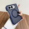 Aplicable a Funda para iPhone Duo Plegable Bisagra Central Mate Magnética Apple 18 Ultra Transparente Cubierta Protectora
