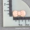 Moño de corbata redondo accesorios de resina pegamento crema accesorios para funda de teléfono diy pinza lateral tocado paquete de material pinza BB