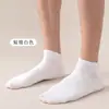 Meias Masculinas Cano Médio Primavera, Outono e Inverno Anti-Pilling Meias Sem Costura Preto Versátil Negócios Meias de Inverno