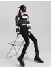 Jeans Skinny Negros de Cintura Alta para Mujer, Corte Delgado, Elásticos, Pantalones Lápiz Petite para Primavera y Otoño 2025
