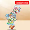 [Hebei] Shijiazhuang Chengde Qinhuangdao Atrações Turísticas Lembrancinhas Adesivos de Geladeira de Madeira Presentes Criativos Atacado