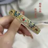 Pulsera de Mariposa Pintada en Oro Plata Pura 9999 Nueva Chinoiserie Lujo Accesible Estilo Sencillo de Nicho Plata de Ley Joyería Versátil Regalo de Cumpleaños
