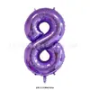 Globos Digitales Versión Americana de 32 pulgadas Globos de Película de Aluminio Oro Plata Decoración para Fiesta de Cumpleaños Boda Día de Año Nuevo Venta al por Mayor