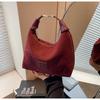 Bolso cruzado para mujer, novedad de otoño 2024, gran capacidad, diseño de nicho, bolso de hombro de alta gama tipo bola de masa.