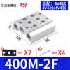 Base de barra de barramento para válvula solenoide 4V310 com pad de parafuso 100M-2F/3F/4F/5F/6F/7F/8F/9