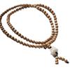 Pulseira DIY Estilo Dança do Leão em Madeira com Cheiro de Leite, Especificação 0.8, Unissex, Brinquedo Cultural, Contas de Oração, Pequena Joia Decorativa