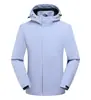 Chaquetas ligeras personalizadas para exteriores en colores lisos para senderismo y montañismo, chaquetas con capucha con estampado de logotipo, ropa de trabajo para equipos al por mayor