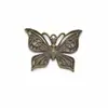 Accesorios de joyería DIY vintage mariposa aleación manualidades hechas a mano colgante directo de fábrica D204