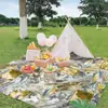 Tapete de praia transfronteiriço de secagem rápida repelente de água tapete à prova de umidade tapete de piquenique ao ar livre cobertor de acampamento
