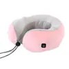 Almohada de Masaje en Forma de U para Viaje Masajeador Multifuncional Masajeador Eléctrico Almohada de Masaje para Columna Cervical Almohada para Coche y Hogar