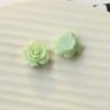Accesorios de resina para pendientes, accesorios para el cabello, fundas de teléfono, venta al por mayor, color crema caramelo, rosa, flor, bricolaje, Han Feng