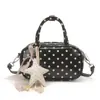 Envio Transfronteiriço de Moda Versátil de Bolinhas de Nicho Grande Capacidade Alta Qualidade Bolsa de Ombro Feminina Bolsa Transversal Simples