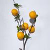 Ramos de Frutas Cítricas Laranjas Artificiais Bagas Decorações Suaves para Casa Flores Falsas Decoração de Casamento Laranja Alta Simulação