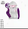 Comercio Exterior Transfronterizo Ropa Infantil Otoño e Invierno Nuevo Estilo Chaqueta con Capucha y Cremallera con Bordado de Letras Multicolor para Niños y Niñas, Venta al por Mayor