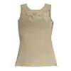 Camiseta Base Zeriluna Nude Feel com Decote Quadrado e Base Acolchoada Toque Macio Confortável Leve Respirável Diária Amiga da Pele