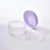 Potes Populares de Sorvete de Várias Capacidades, Caixas de Pudim de Leite de Parede Dupla, Copos de Creme, Caixas de Lama de Cristal, Potes para Máscara de Gelo