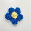 Flores Hechas a Mano DIY Flores Pompones 4cm Hilo Hecho a Mano Crochet Flores de Hilo Lindas Accesorios para Ropa Bolsas Suéter