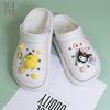 Menina buraco sapatos flor sapatos fivela acessórios 3D série de desenhos animados vamp decoração bonito querida boneca coolomi