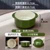 Tigela Pequena Imitação Porcelana em Melamina, Tigela Pequena para Sopa Anti-Queda, Tigela de Arroz para Cantina de Hotel Comercial, Tigela de Mingau para Fast Food, Tigela para Molho para Hot Pot