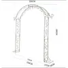 Suporte de Flores em Arco de Ferro Forjado, Treliça em Arco para Rosas Trepadeiras para Jardim Externo, Pátio, Vila com Porta, Treliça para Clematis Trepadeira