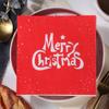 Ponto de Natal Pintado Novo Guardanapo de Papel Impresso Descartável Lenço de Papel Lenço de Papel para Festa Venda por Atacado
