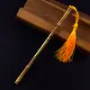 Armas de animación Bastón con banda dorada Li Bai Feng Qiu Huang Zorro Milenario Han Xin Zhao Yun 18cm una generación de pelo