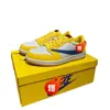 Air Aj1 Jordan 1 Low Gancho Inverso Rayo Para Hombre y Mujer Amortiguadoras Antideslizantes Resistentes al Desgaste de Caña Baja Deportivas Baloncesto Tenis