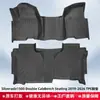 Adecuado para Silverado 1500 Cabina Doble Asientos de Banco Tapetes de Piso 3D para Todo Clima