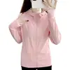Chaqueta de Protección Solar para Mujer 2025 Verano Nueva Marca de Moda UPF50+ Seda de Hielo Transpirable Ultradelgada Manga Larga con Capucha Abrigo Casual