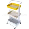 Prateleira de Armazenamento Móvel de Aço Carbono Multifuncional para Cozinha, Carrinho de Armazenamento Móvel de Camadas Múltiplas para Lanches para Quarto, Banheiro, Dormitório