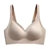 Ropa Interior Popular Transfronteriza de Tira de Gel Degradado Sin Costuras para Mujeres con Senos Pequeños Push-Up Sin Aros Sujetador Deportivo de Soporte Suave Verano