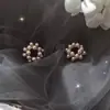 Brincos de Pérola Delicados e Elegantes, Brincos Doces e Versáteis Estilo Floresta para o Dia a Dia, Brincos para Mulheres, Brincos de Design Exclusivo