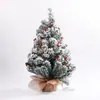 Decorações de Natal Novas Transfronteiriças Mini Árvores de Natal de Mesa Aveludadas Enfeites 60cm Árvore Decorativa