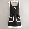 Avental de moda cozinha doméstica Feminino estilo ocidental novo cintura de cozinha à prova de óleo fresco roupas de trabalho para catering