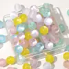 Cuentas Redondas de Resina con Purpurina Imitación Ojo de Gato de 10 mm para Joyería DIY, Cuentas Sueltas, Pulsera, Accesorios para Correa de Teléfono, Venta al Por Mayor de Fábrica