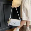 Bolso cruzado de hombro para mujer 2026 transfronterizo, nuevo y elegante, estilo nicho, con lazo, bolso de mano pequeño cuadrado de lunares de alta gama