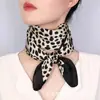 Lenço de Seda Retro de Alta Qualidade, Novo Lenço de Seda Satinada Imitação de Seda, Lenço Simples de Proteção para o Pescoço, Acessório Elegante para o Pescoço para Mulheres