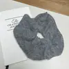 Scrunchie de Pelo de Visão Novo Outono e Inverno Elástico de Cabelo de Cor Sólida Corda de Cabelo Simples Versátil Versão Coreana Acessório de Cabelo de Temperamento Elegante Adorno de Cabeça