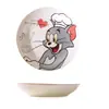 Set Combinado de Cuencos y Platos de Cerámica Co-Branded Tom y Jerry Color Bajo Esmalte Hogareño Dibujos Animados Alto Valor Resistente a Altas Temperaturas Vajilla
