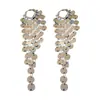 Pendientes de Borlas Largos Únicos Exagerados Diseño de Nicho Estilo Frío de Alta Gama Pendientes de Lujo Ligero Elegantes para Mujer