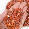 Venta al por mayor En stock Ágata Roja del Sur Piedra Triturada Cristal Crudo Acuario Maceta Cama Paisajismo Piedra Decorativa Aromaterapia Piedra de Cristal