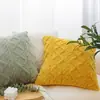 Cojín de Felpa Estilo Nórdico Ins Cojín Decorativo para Sofá Cojín de Respaldo para Sala de Estar Cama Funda de Cojín Estilo Blanco Crema Sin Relleno