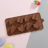 En stock molde para pastel transfronterizo multiestilo molde de silicona para chocolate amor animal molde para hornear fácil desmoldeo
