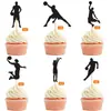 Decoración para Pastel de Chico Baloncesto Yuehao Topper Slam Dunk Chico Celebridad de Internet Decoración para Fiesta de Cumpleaños Accesorio para Hornear
